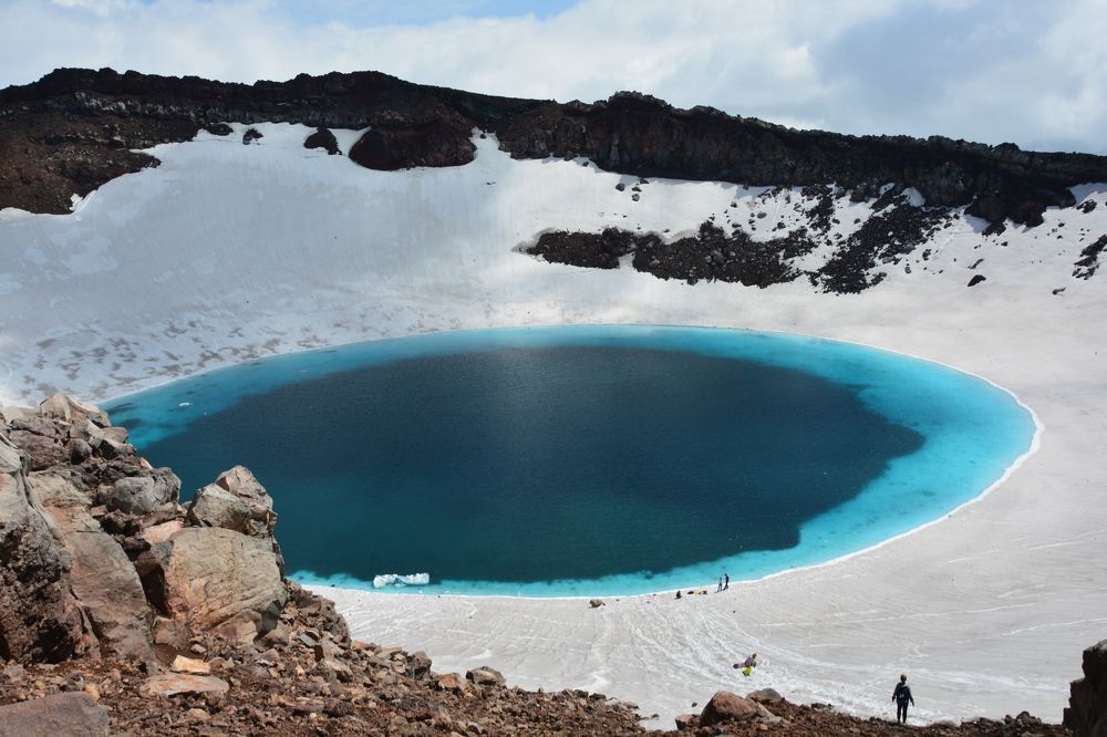 Кратер вулкана Горелого