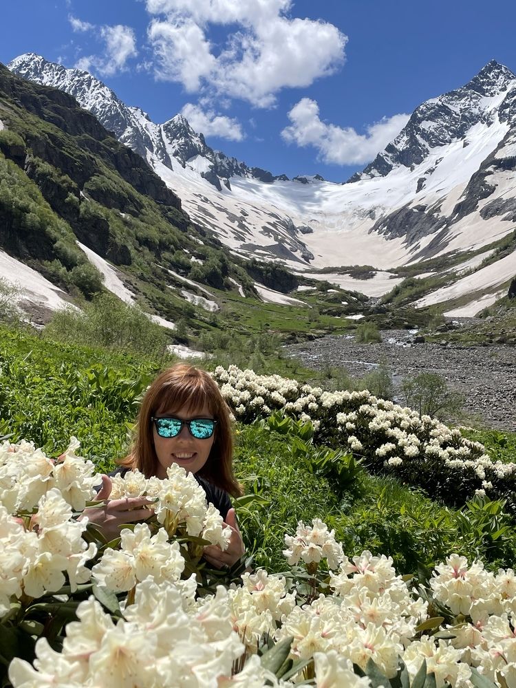 цветущий рододендрон и я