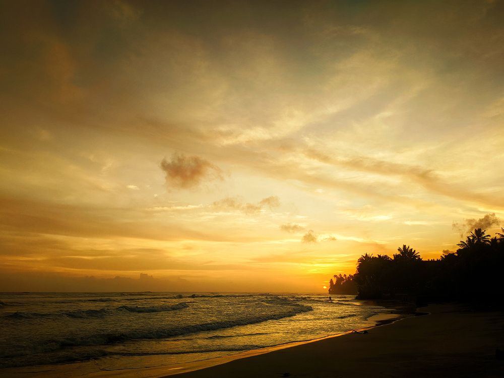 End of the golden day