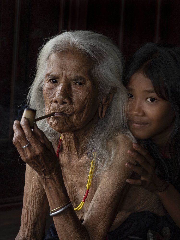 Grand  mother and daughter.