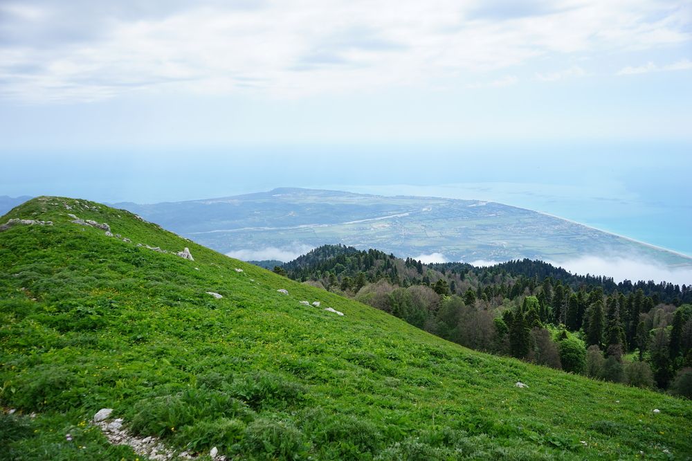 Пицунда с горы Мамзышхи