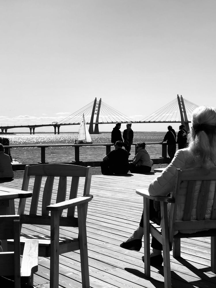 Солнце в Севкабель Порт.