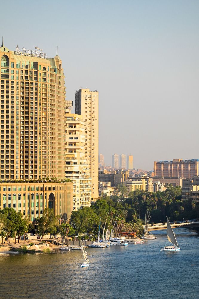 Sail Boat in River Nile