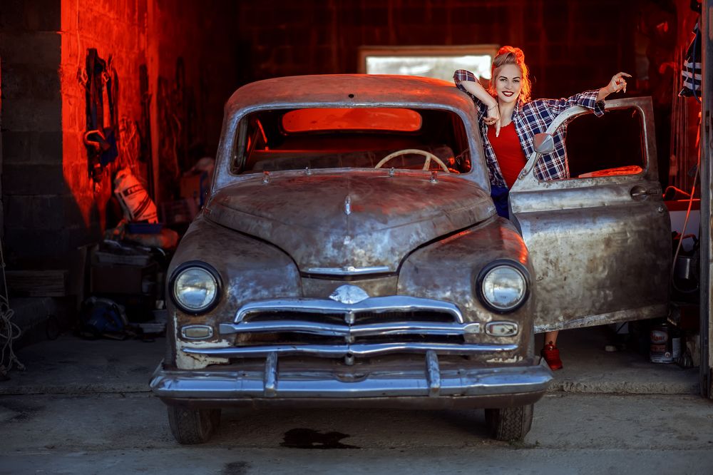 чиним ретро авто