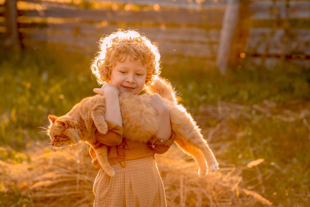 Артем и кот!