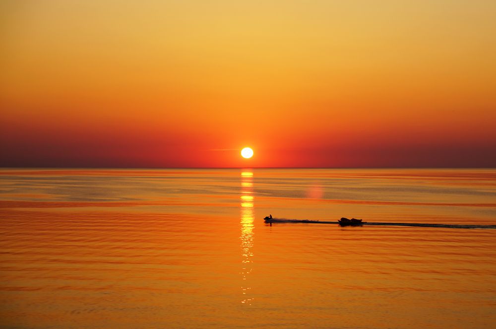 Янтарный закат