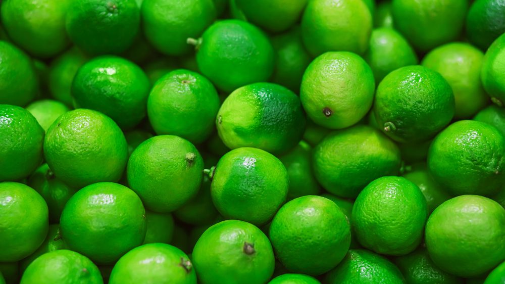 Green freshness of limes