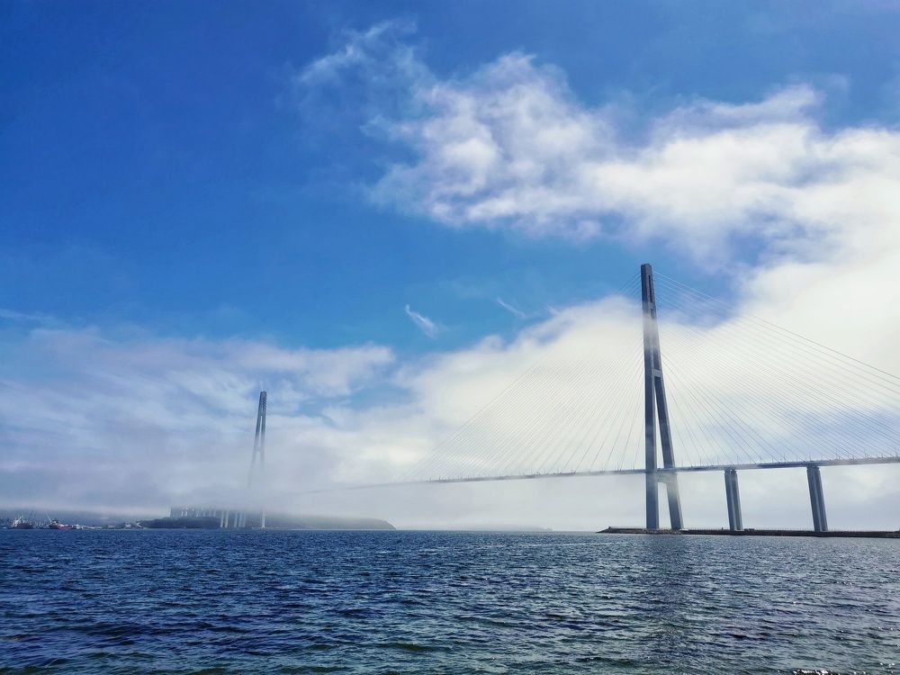 Владивосток, туман и море!