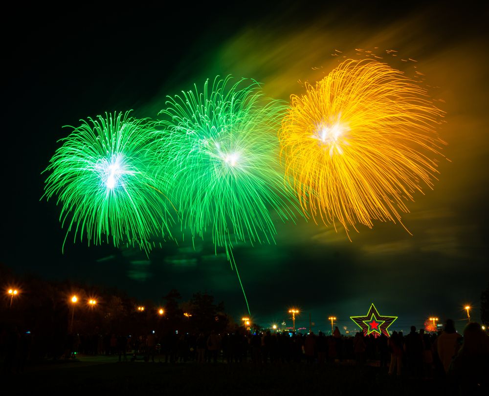 Сочетание жёлтого и зелёного