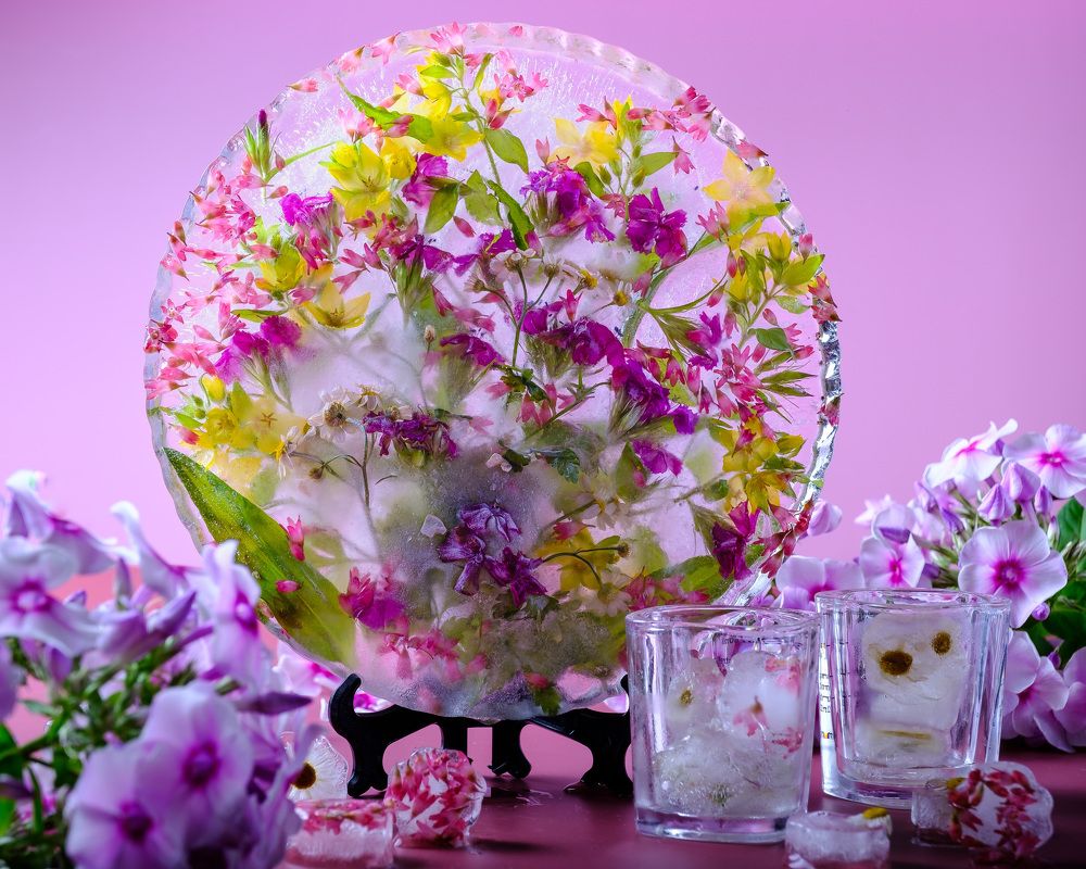 Цветочный лед