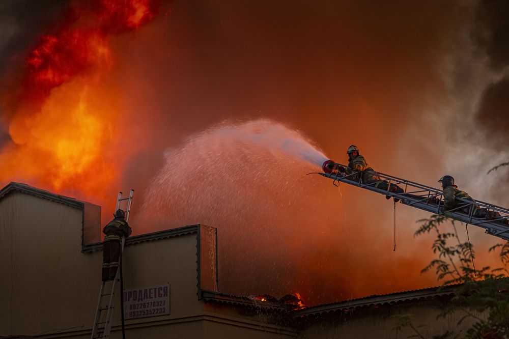 На переднем крае...