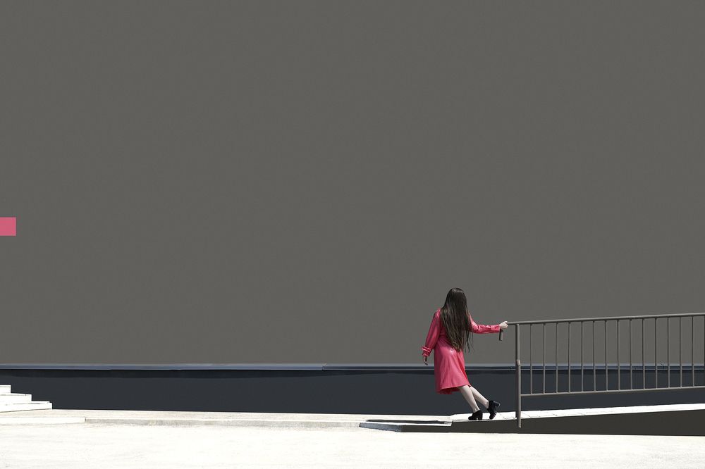 Белая лестница