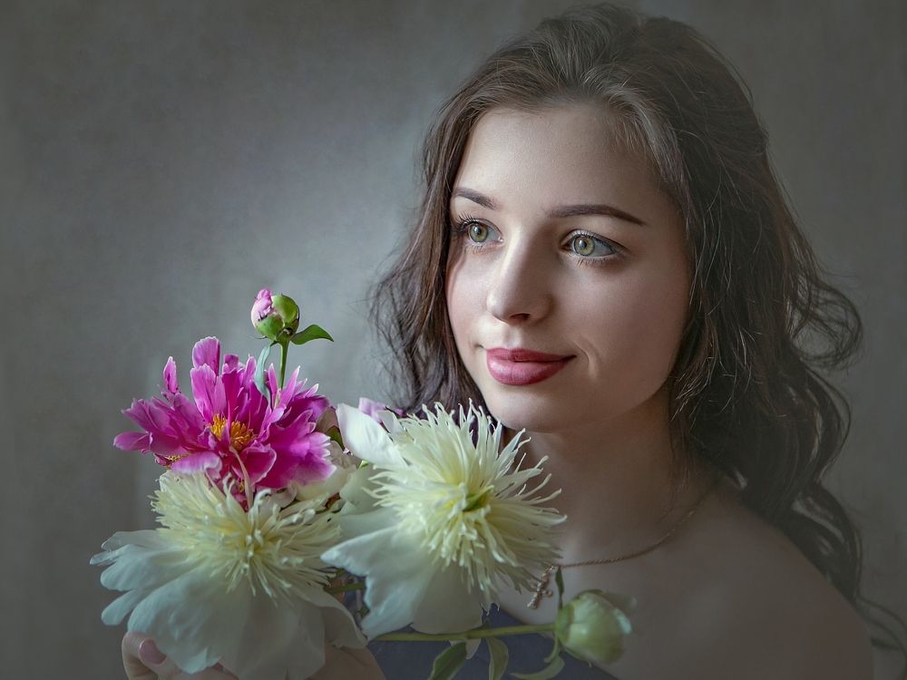 Цветы для любимой.