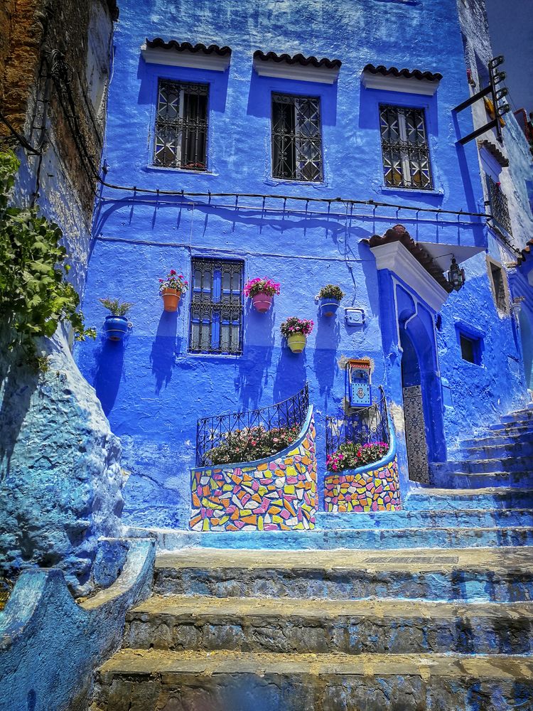 Follow the blue road