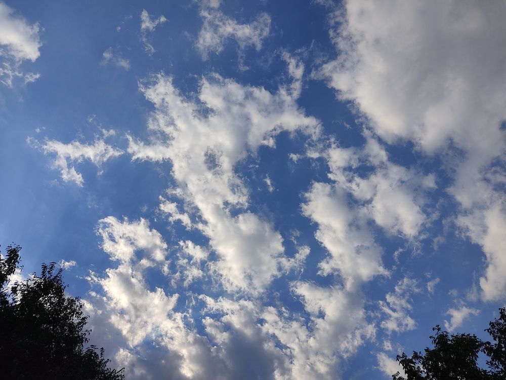 Ангел в небе.