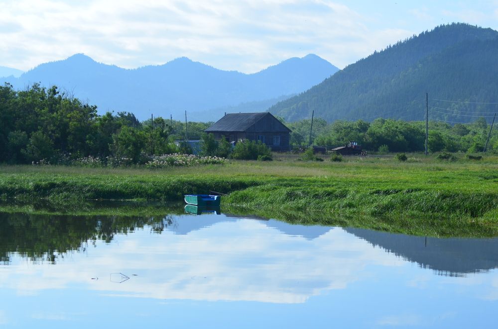 Сине-голубая тишина.