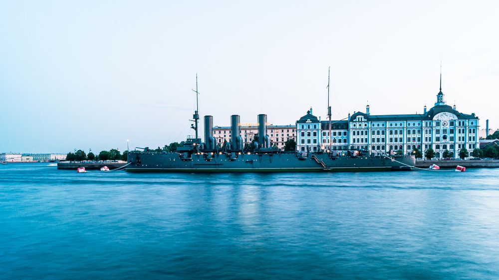 White nights in Saint-Petersburg