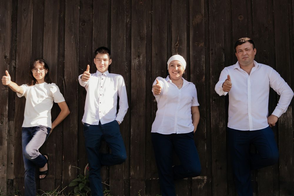 Семья на пять!!!