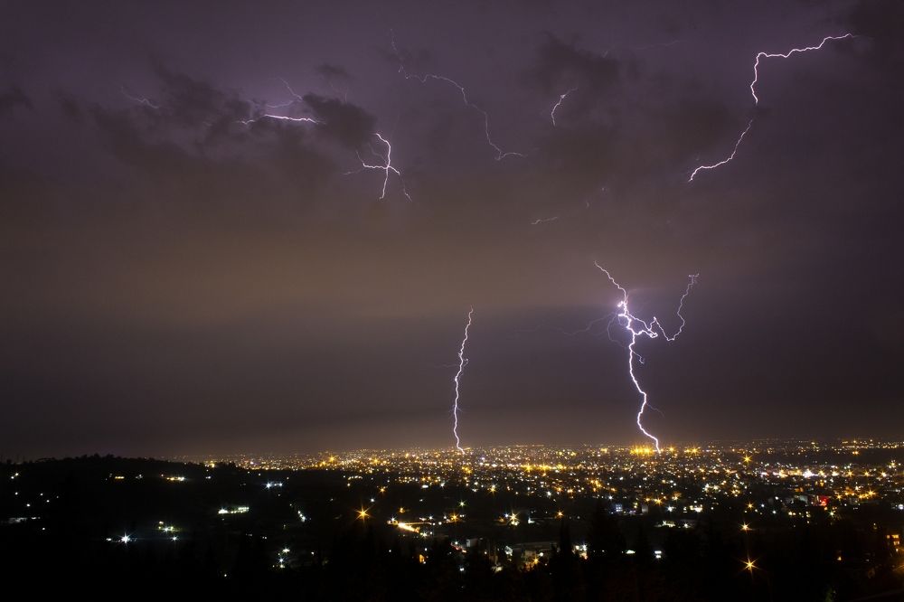 thunder and lightning