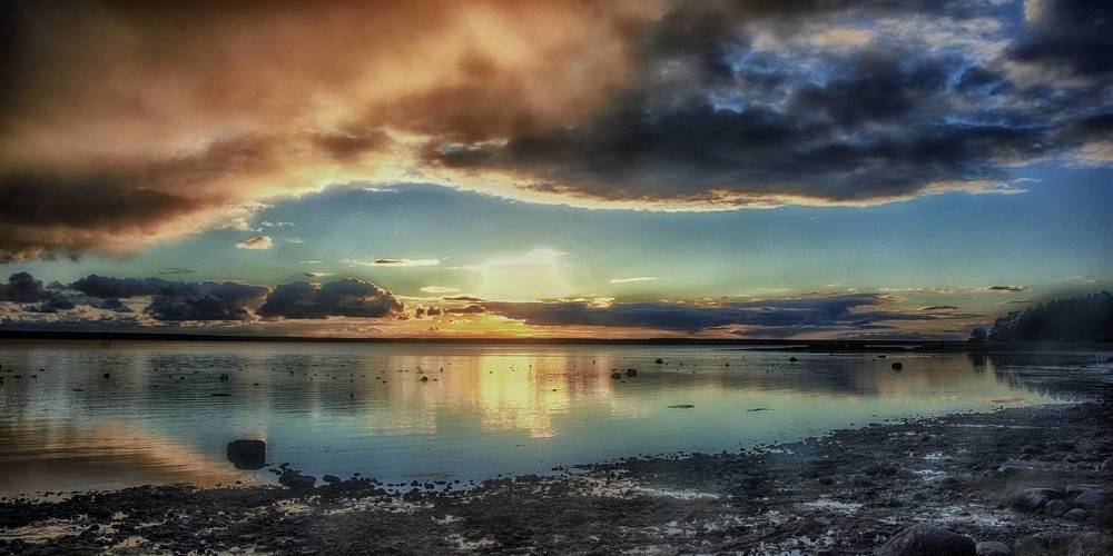 Закат на Финском заливе