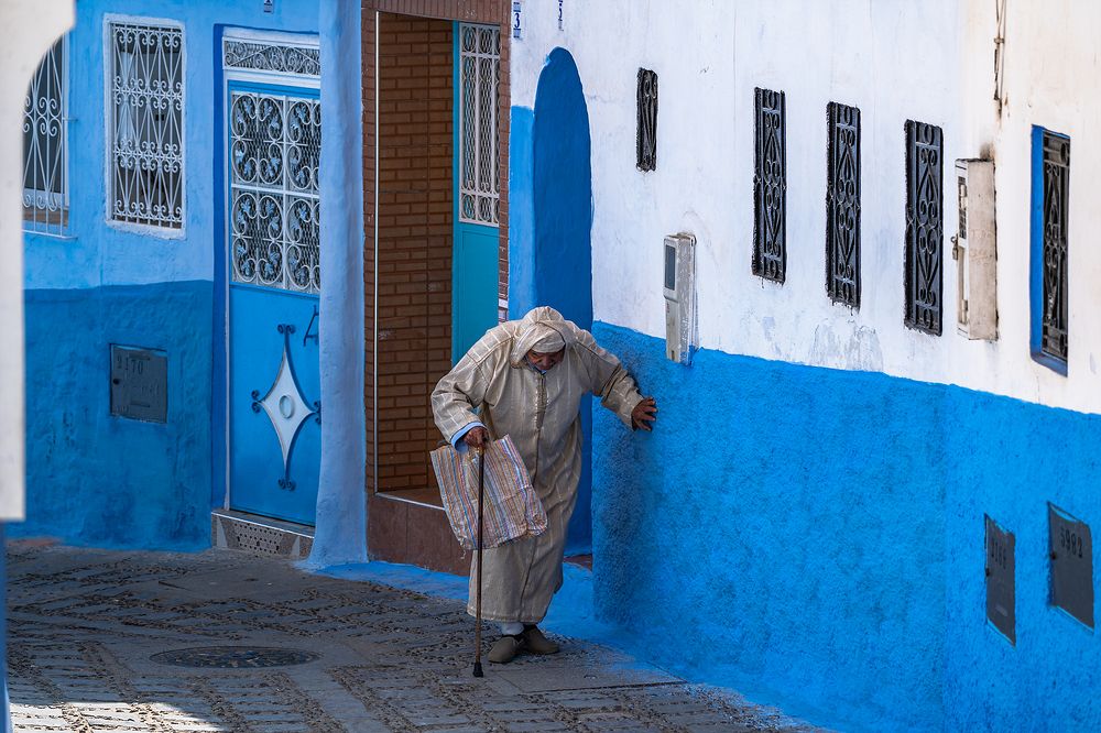 The streets of Chefchaouen