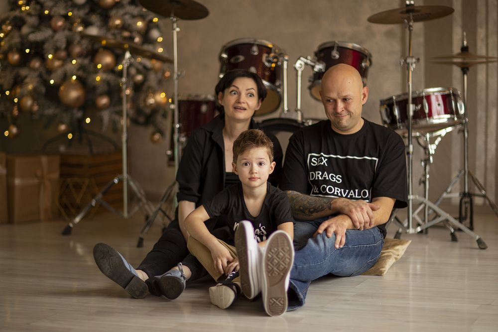 Новый год с барабанами ))