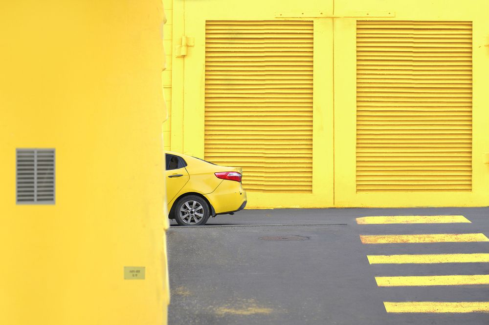 Yellow car