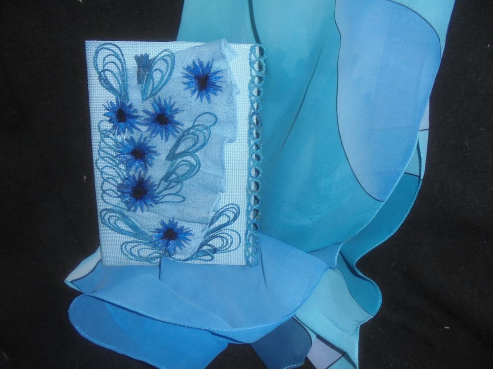 Открытка с васильками.