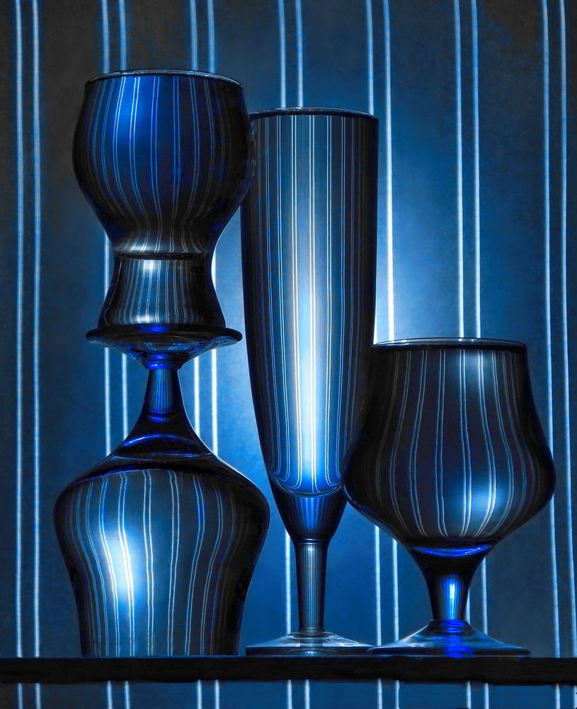 Синяя пижама.