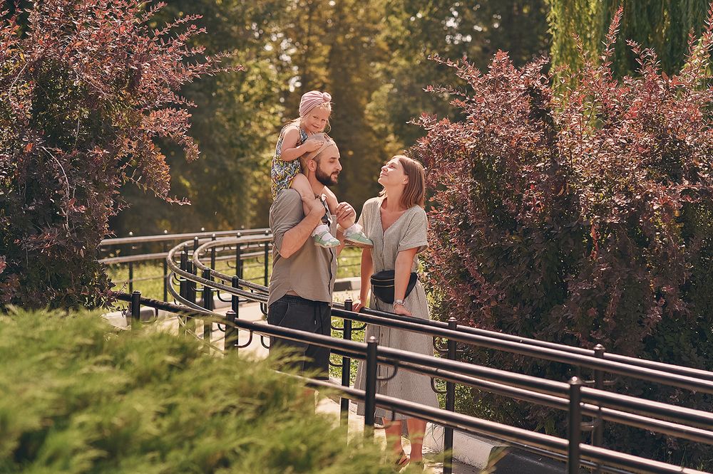 На прогулке