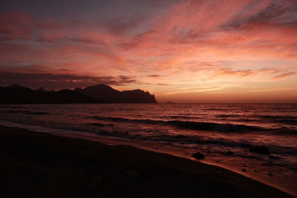 Осенний рассвет в Лисьей бухте