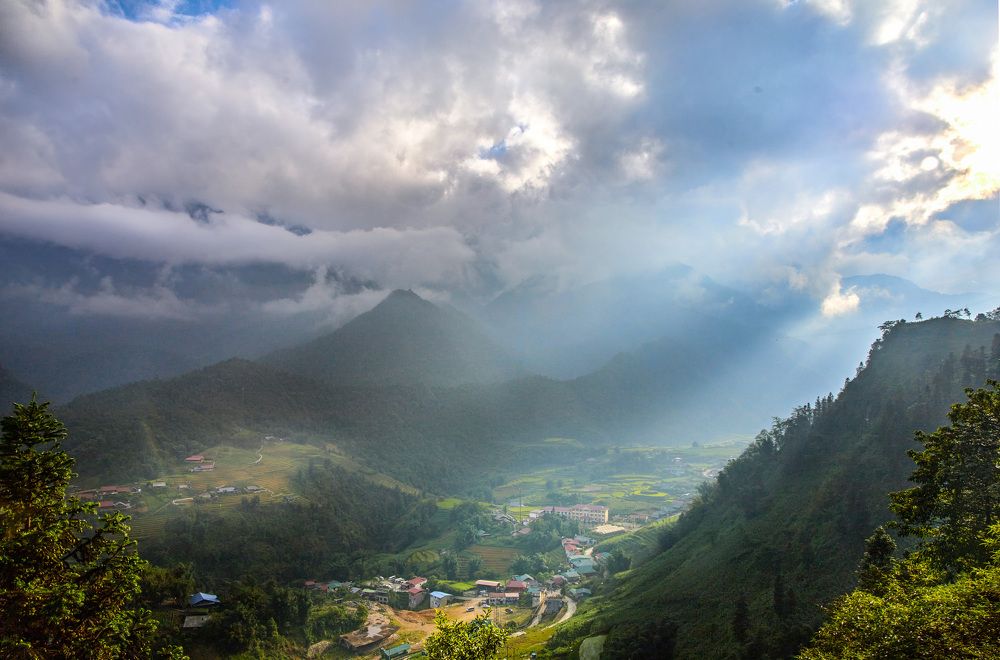 Fansipan peak, Vietnam.