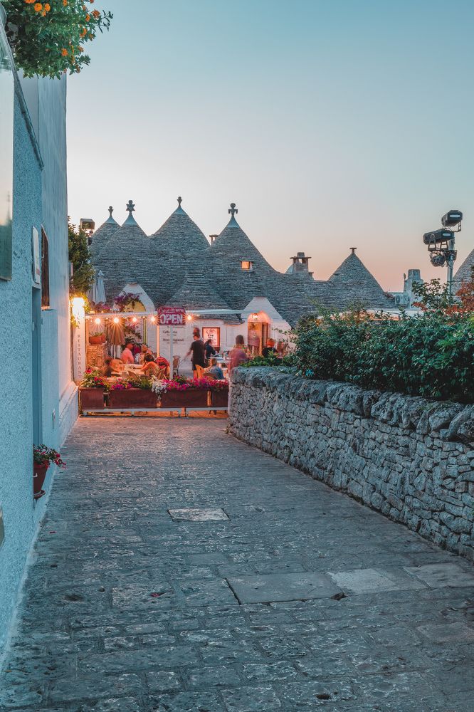 Sunset at Alberobello
