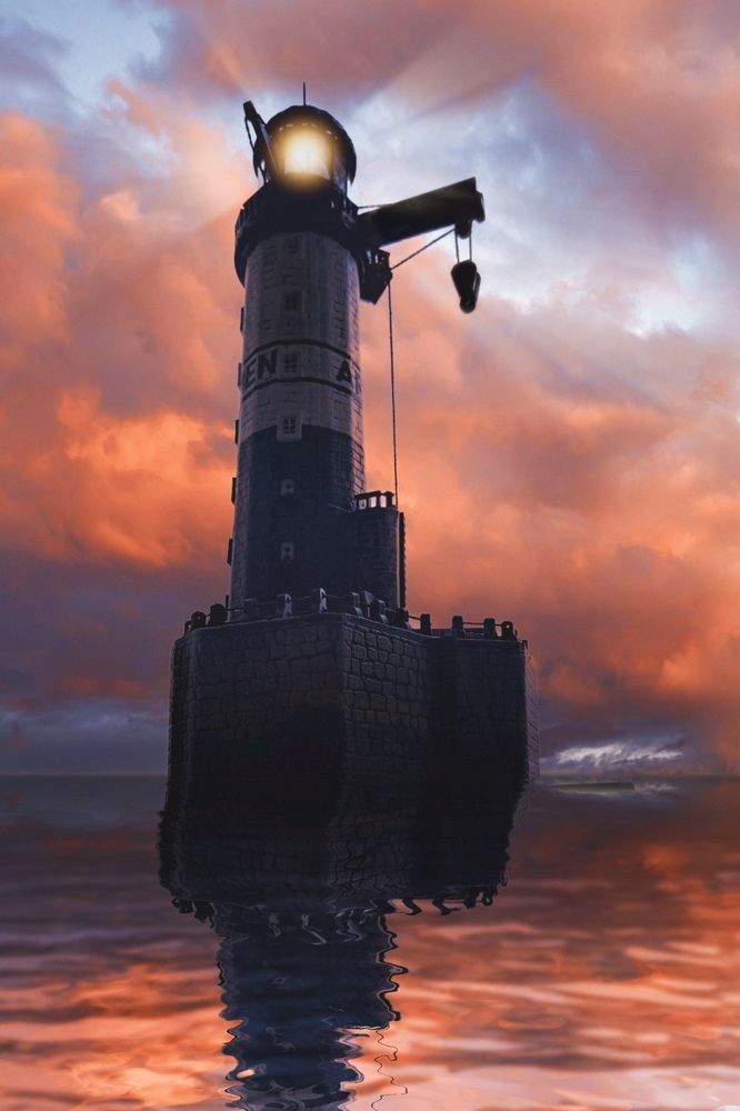 Маяк закатный