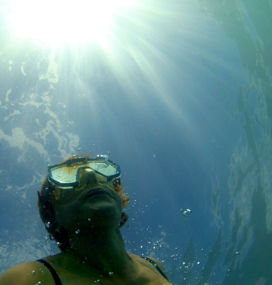 Моё подводное селфи.