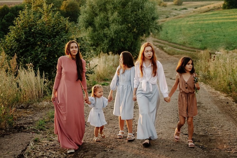 Мама и дочки