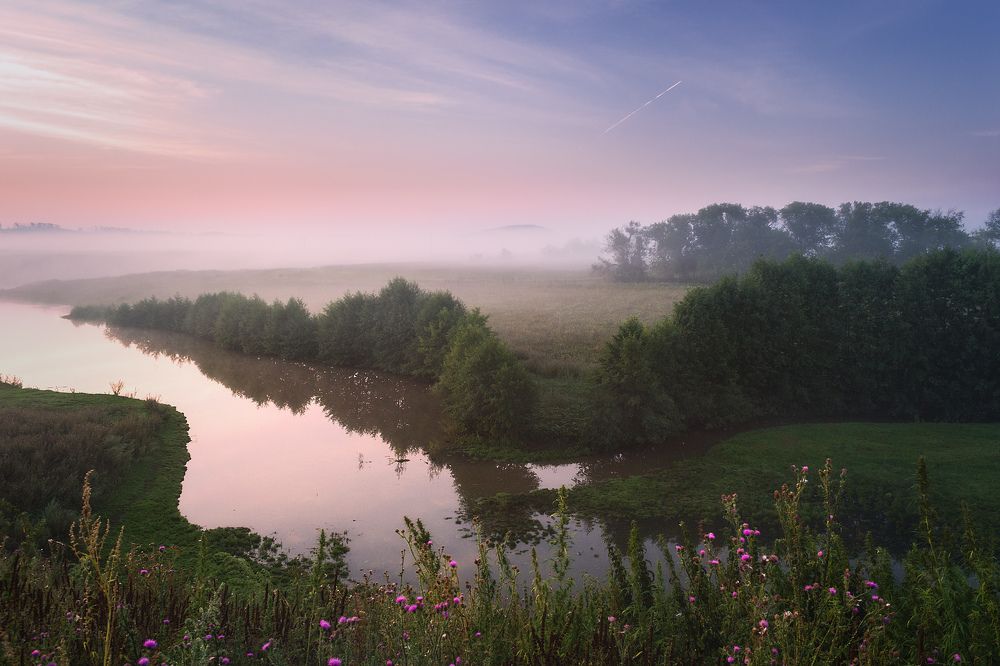 Тихо уплывал туман...