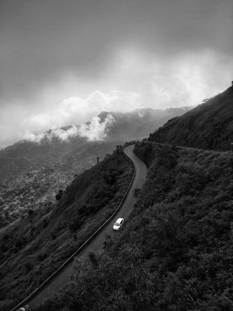 It's easier to go down a hill than up it but the view is much better at the top.