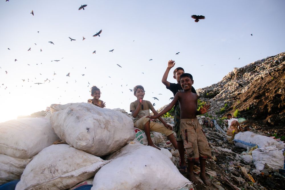 Daily Life In Contamination Risk Area Of ​​waste Dumping