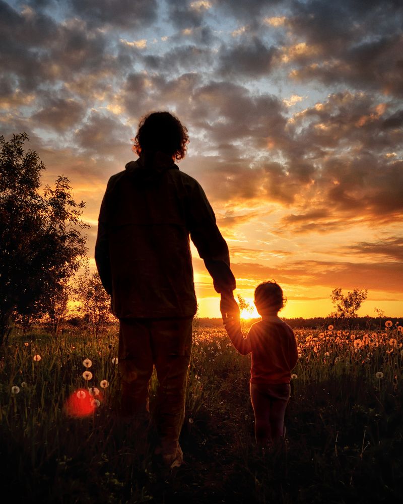 Я поведу тебя, малыш, на встречу ласковому солнцу!