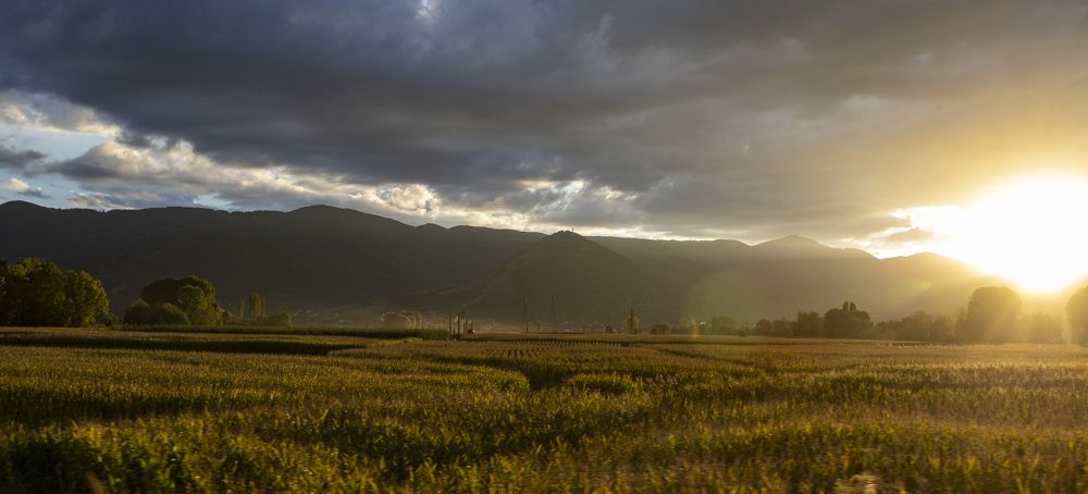 Осенний закат.