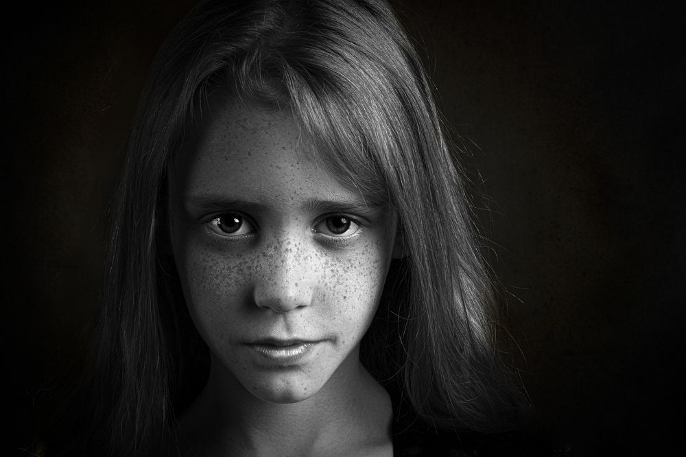 Portrait without colors