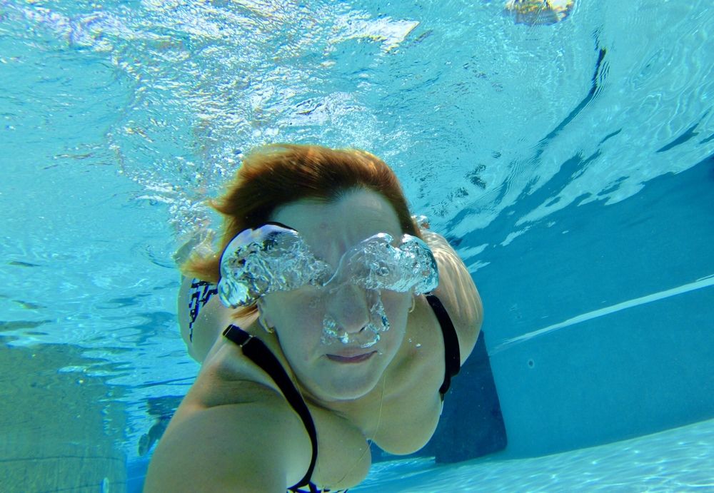 Моё подводное селфи.