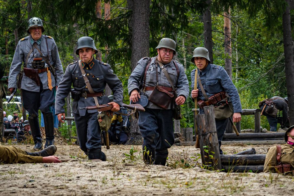 Реконструкция боев в Карелии
