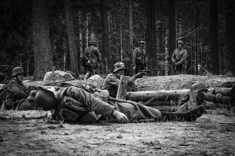 Реконструкция боев в Карелии