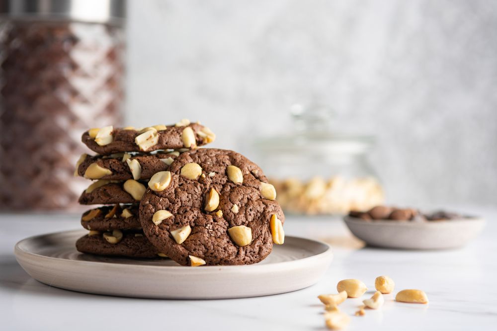 Chocolate Peanut Cookies