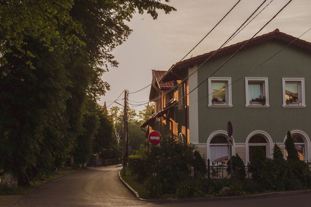 Рассвет в Зеленоградске.