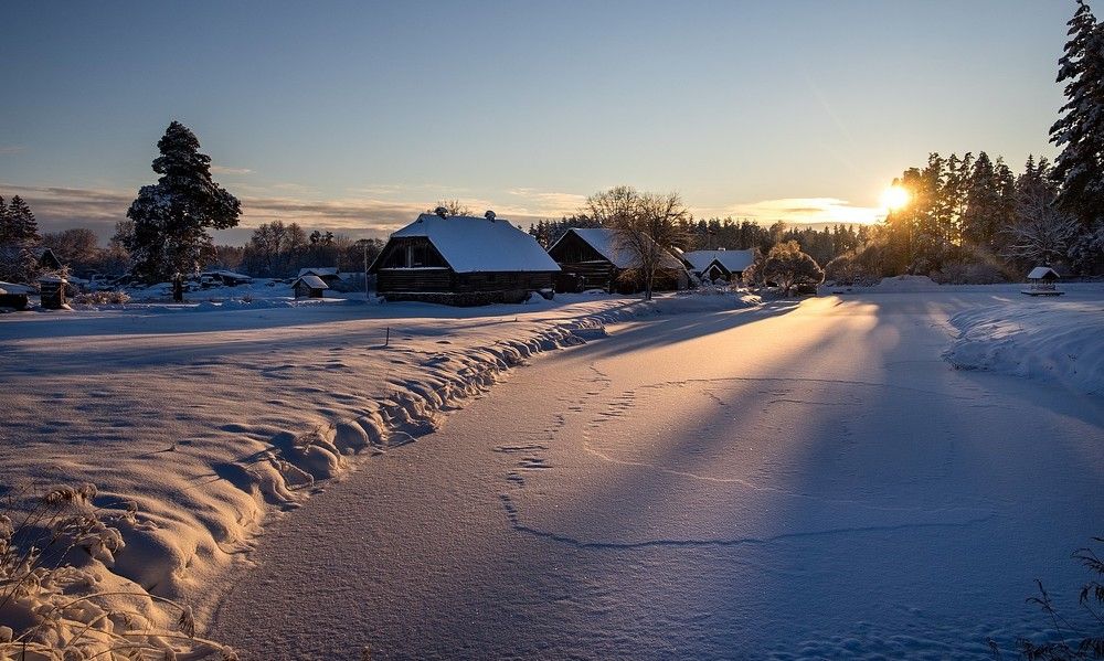 Зимний день