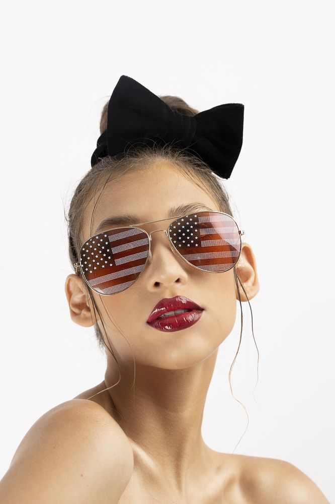 Glamour beauty portrait series