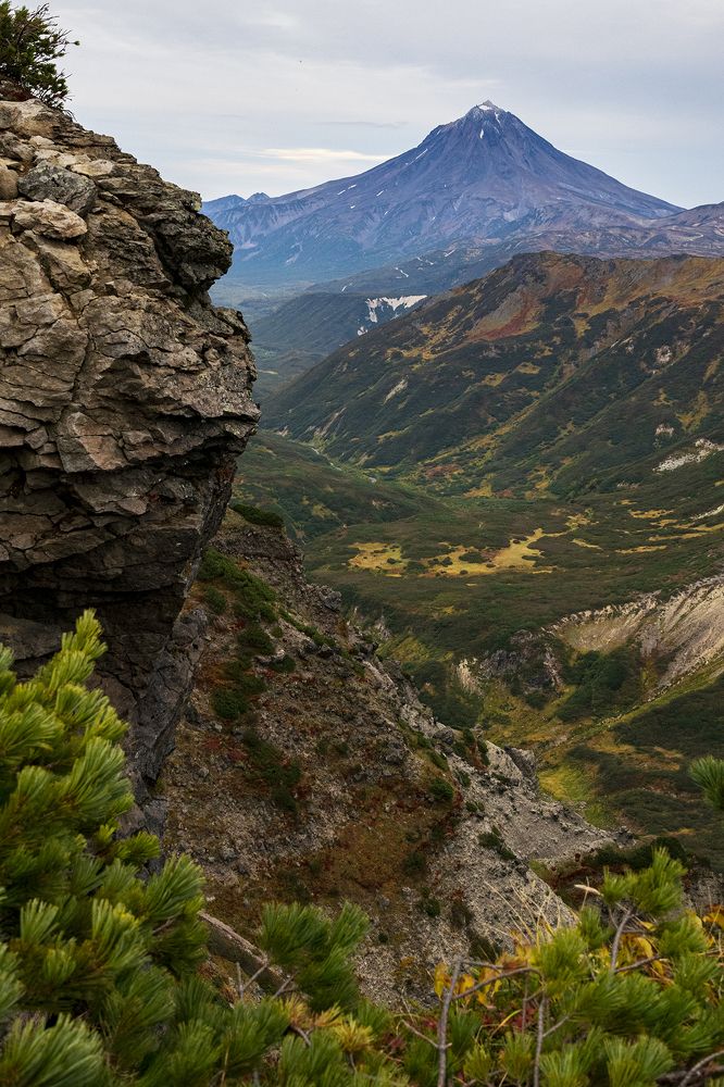 Долина реки Паратунка осенью